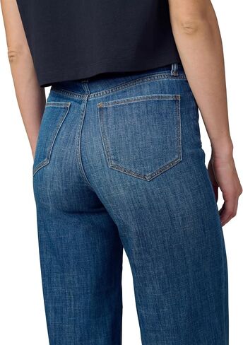 بنطلون جينز نسائي من Joe's Jeans The Mia High Rise واسع الساق واسع الكاحل - - 30 in Kuwait