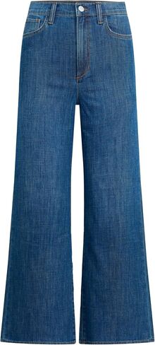 بنطلون جينز نسائي من Joe's Jeans The Mia High Rise واسع الساق واسع الكاحل - - 30 in Kuwait