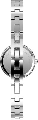 Timex Women's Main Street 25mm Watch - Silver-Tone Bracelet Silver Dial-Tone Case in Kuwait