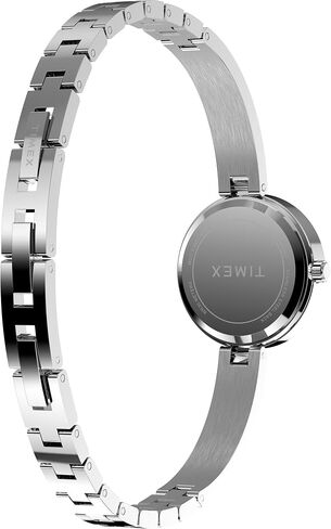 Timex Women's Main Street 25mm Watch - Silver-Tone Bracelet Silver Dial-Tone Case in Kuwait