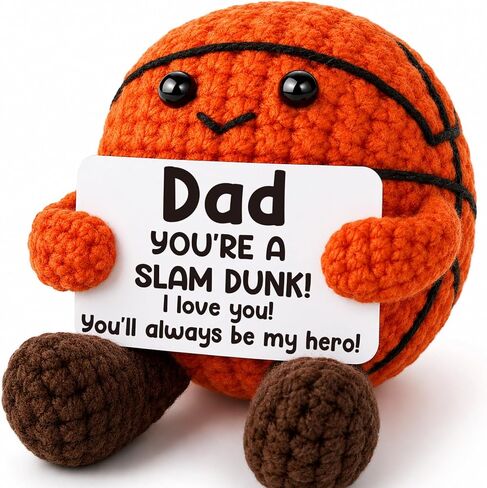 You're A Slam Dunk Birthday Gift for Men Boys - Unique Crochet Basketball in Saudi Arabia