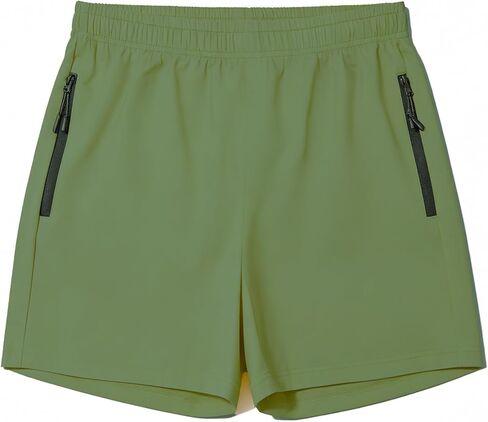 Men's Stretchy Athletic Shorts 100D Polyester Lightweight Durable for Outdoor Sports & Gym in Kuwait