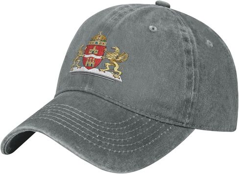 Vintage Coat of Arms of Budapest Baseball Cap for Women Men Hat Trucker Hats in Kuwait
