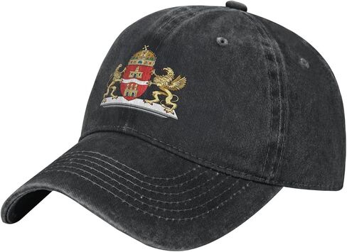 Vintage Coat of Arms of Budapest Baseball Cap for Women Men Hat Trucker Hats in Kuwait