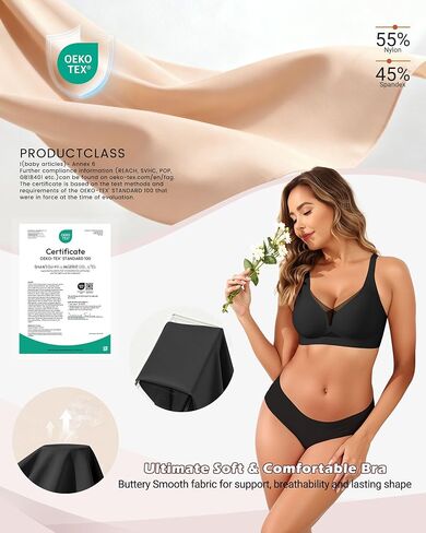 As Fairy Women’s Sexy Deep V Mesh Wireless Bra Seamless Bralettes, Soft Support Breathable Comfort Daily Wear Brassiere in Saudi Arabia