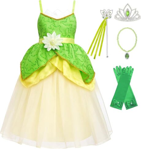 Princess Fairy Costume for Toddler Girls, Birthday Party Fairy Dress Up, Special Occasion Dress with Butterfly Wings in Saudi Arabia