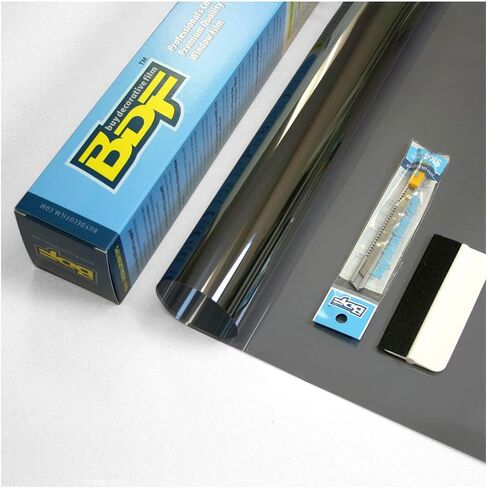 BDF S4MB20 Window Film Security and Daytime Privacy 4 Mil Black 20 (Dark) - 30in X 14ft in Saudi Arabia