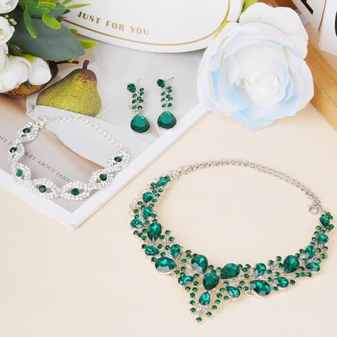 Elegant Women Costume Jewelry Sets Formal Jewelry for Women Evening Wear Wedding Prom Party in Saudi Arabia