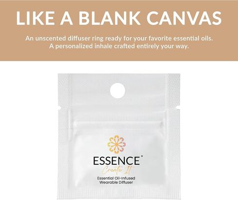 Essence Nasal Diffuser Ring | Solid Scents Essential Oils | Aromatherapy Nose Ring | Personal Scent Clip for Travel, Work & Everyday Use | Made in USA | Create It | 3 Pack in Saudi Arabia