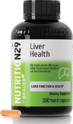 Liver Health Supplement with 300mg Milk Thistle Extract,Liver Cleanse Detox & Repair Support Formula with 85% Silymarin, Dandelion Root, Artichoke & Boswellia,60 Capsules in Kuwait