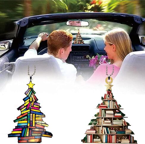 Car Rearview Mirror Hanging Accessories - Gifts for Women, 2 Pack Christmas Ornament & Car Hanging Decoration for Tree, Windows, Door, Table (Flamingo) in Saudi Arabia