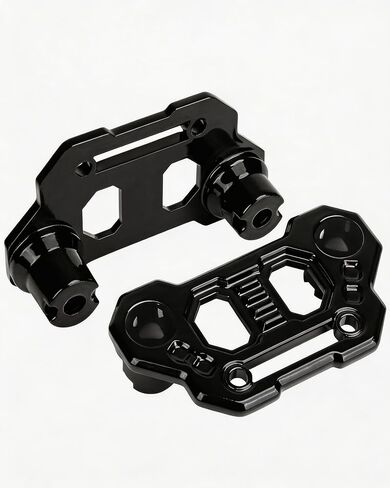 Wrangler JL Light Bar Hood Mounting Brackets, Gladiator JT Ditch Light Cowl Mount Brackets A-Pillar LED Fog Light Pod Brackets for 2018-2025 Jeep Wrangler JL JLU 4xe Gladiator JT Accessories in Kuwait