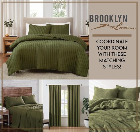 زوج ستائر نافذة Brooklyn Loom مصنوع من القطن الصلب مقاس 50 × 84، ذو طابع موحد، ثقة معتمدة من Oeko-TEX in Kuwait