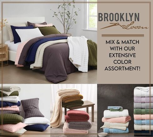 زوج ستائر نافذة Brooklyn Loom مصنوع من القطن الصلب مقاس 50 × 84، ذو طابع موحد، ثقة معتمدة من Oeko-TEX in Kuwait