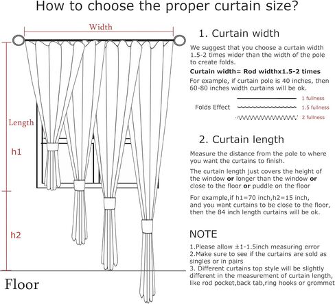 Vision Home Natural Pinch Pleated Sheer Curtains 90 Inches Soft Linen Textured Modern Rustic Light Filtering Drapes,Window Treatment Panels with Hooks & Back Tab for Living Room Bedroom, 40" Wx90 Lx2 in Kuwait