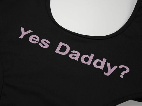 Sexy lingerie for Women Naughty Outfits Yes Daddy Lingerie Set One Piece Slutty Underwire Teddy Bodysuit in Kuwait