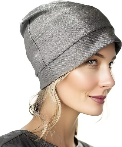 EMF Blocker Hat,Unisex Faraday Hat,Fabric Silver Liner Freely Match Any Beanie,Blocks 99.9% EMF,5G,WiFi,Radiation Protection Cap in Saudi Arabia