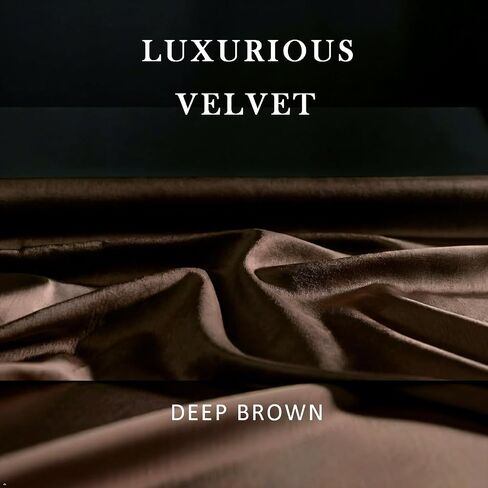 Timeper Dark Brown Velvet Blackout Curtains 84 Inches Long Grommet Top 2 Panels Set Thermal Insulated Privacy Window Drapes for Living Room, Playroom, Guestroom, W52 x L84 inches in Saudi Arabia