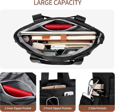 Tote Bag for Women Multi Pockets Crossbody Bag Casual Top Handle Ladies Handbag with Zipper Shoping Travel Work in Saudi Arabia