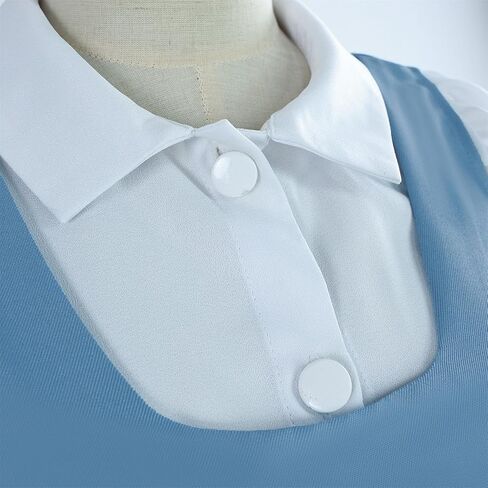 Yejue Women Cosplay Dress Blue Suspender Skirt with Shirt Set for Casual Role Play School Party in Saudi Arabia