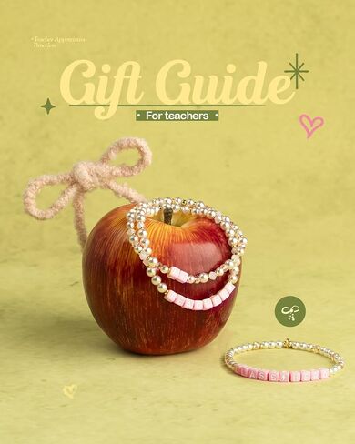 DoDoBeads 3pcs Teacher Bracelets for Women and Men, Beaded Teachers Bracelet, Teacher Appreciation Gifts with Gift Box in Saudi Arabia