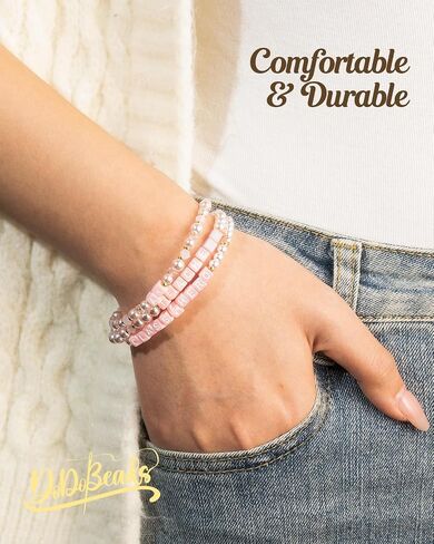 DoDoBeads 3pcs Teacher Bracelets for Women and Men, Beaded Teachers Bracelet, Teacher Appreciation Gifts with Gift Box in Saudi Arabia