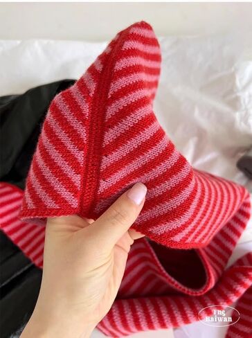 Knit Triangle Scarf for Women | Soft Knitted Head Scarf & Neck Warmer, Downtown Girl Aesthetic Fisherman Style Accessory in Saudi Arabia