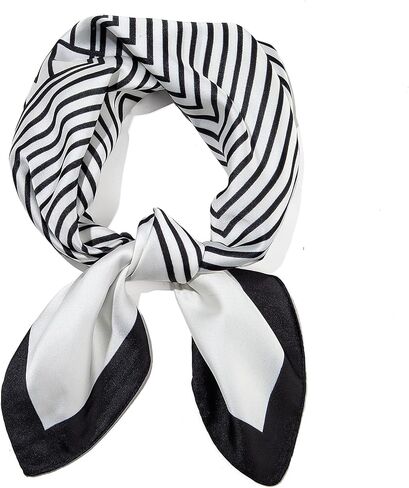 Silk Scarf for Women Neckerchief, Fashional Hair Scarf Wrap Bandanas Head Scarf Purse Handbags Scarves,2 Pieces in Kuwait
