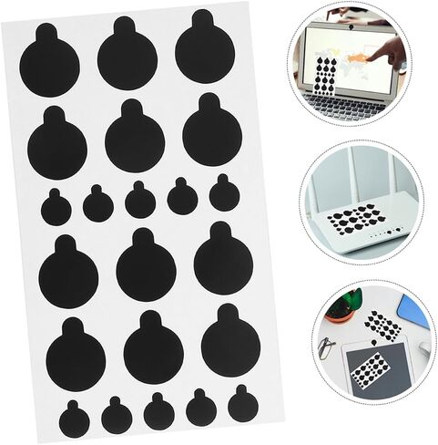 6sheets Led Light Blocking Stickers Led Light Covers Blackout Stickers for Window Router Shading Blackout Blocking Decals in Kuwait