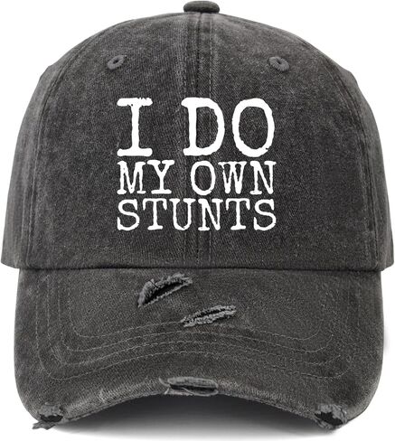 I Do My Own Stunts Hat Men Funny Baseball Hat Birthday Gifts for Men in Saudi Arabia