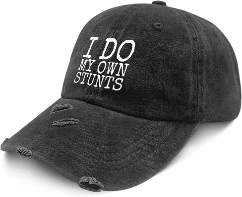 I Do My Own Stunts Hat Men Funny Baseball Hat Birthday Gifts for Men in Saudi Arabia