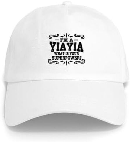 CafePress I'm A YIA YIA What is Your Superpower Cap Adjustable Baseball Cap in Saudi Arabia