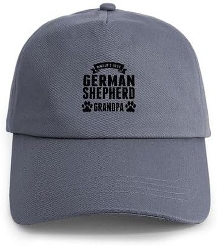 CafePress Worlds Best German Shepherd Grandpa Adjustable Baseball Cap in Kuwait