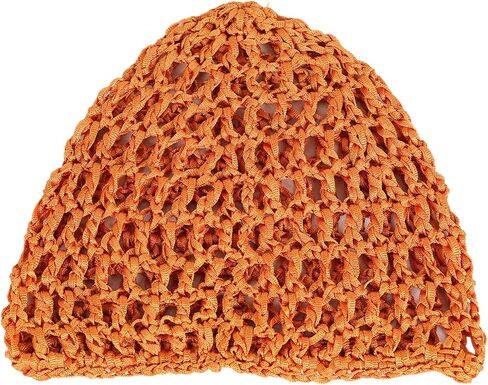 Hollowout Crochet Brimless Hat Breathable Knit Skull Simple Pullover for Adult Casual Outfit Travel Headwear Crochet Net Hat in Saudi Arabia