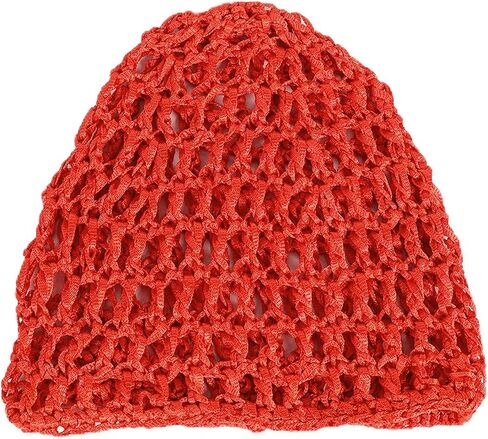 Hollowout Crochet Brimless Hat Breathable Knit Skull Simple Pullover for Adult Casual Outfit Travel Headwear Crochet Net Hat in Saudi Arabia