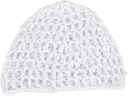 Hollowout Crochet Brimless Hat Breathable Knit Skull Simple Pullover for Adult Casual Outfit Travel Headwear Crochet Net Hat in Saudi Arabia