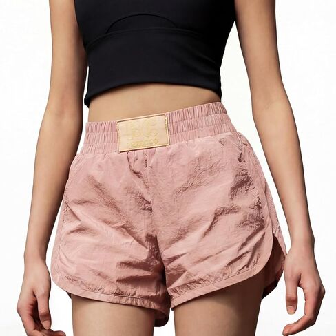 Womens Athletic Quick-Dry Running Shorts Workout Sport Layer Active Shorts with Pockets in Saudi Arabia
