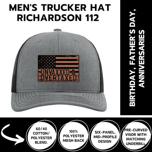 Unvaxxed And Overtaxed Hat - Unvaccinated And Over Taxed Hat - Unvaxed And Overtaxed Hat - Funny Trucker Hats - Funny Hats - Christmas Birthday Gift For Men Him Boyfriend - I Will Not Comply in Kuwait