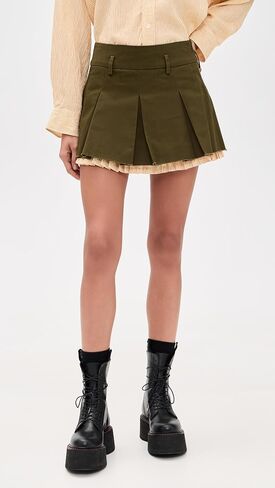 R13 Women's Pleated Mini Skirt in Saudi Arabia