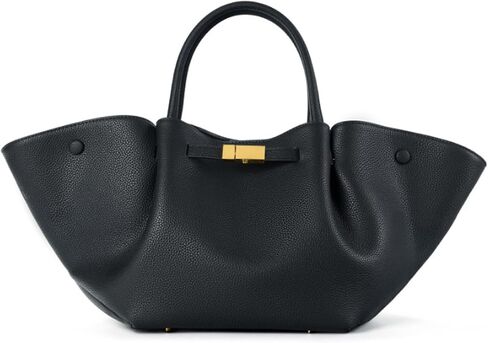 Women's Large Leather Tote Bag with Adjustable Shoulder Strap in Saudi Arabia