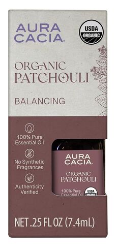 Aura Cacia, Organic Patchouli Essential Oil, 0.25 Fl Oz in Kuwait