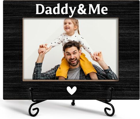 Yuansail Daddy and Me Picture Frame - Birthday Gifts For Daddy, Gift For Fathers Day Thanksgiving Christmas, 4x6 Photo Frames - 06 in Saudi Arabia