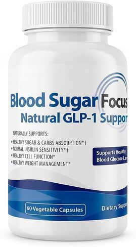 JJ Smith Sugar Focus – Glucose Control Complex with Eriomin, Cinnamon Bark, Chromium Picolinate & Alpha Lipoic Acid – GLP-1 Supplement for Cravings, Control, Energy & Healthy Weight. in Saudi Arabia