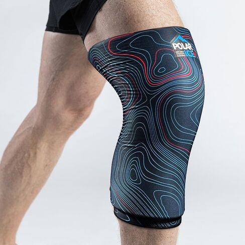 Brownmed Polar Ice - Hot/Cold Therapy Sleeve with Soft Gel Lining – Reusable Slip-On Compression Wrap for Knee, Elbow, Joint & Muscle Pain Relief, Injury, Swelling, Post-Surgery, Arthritis – L/XL in Saudi Arabia