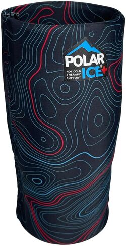 Brownmed Polar Ice - Hot/Cold Therapy Sleeve with Soft Gel Lining – Reusable Slip-On Compression Wrap for Knee, Elbow, Joint & Muscle Pain Relief, Injury, Swelling, Post-Surgery, Arthritis – L/XL in Saudi Arabia