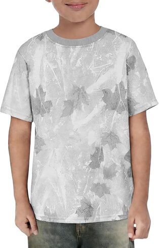 Haloumoning Boys Tie Dye T Shirts Kids Fashion Short Sleeve Crewneck Casual Tops Tees 5-14 Years in Kuwait