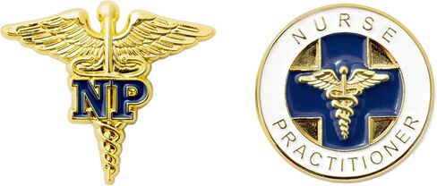 Nurse Practitioner "NP" Lapel Pin Set in Saudi Arabia