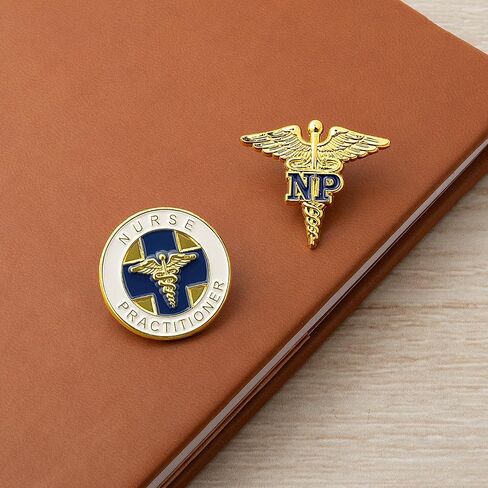 Nurse Practitioner "NP" Lapel Pin Set in Saudi Arabia