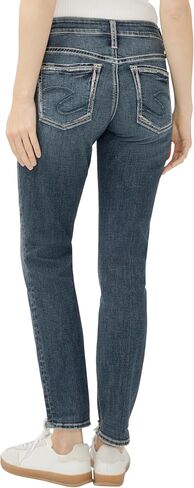 Silver Jeans Co. Women's Boyfriend Mid Rise Slim Leg Jeans in Kuwait