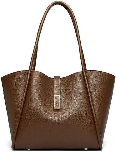 Small Pebbled PU Leather Tote Bag for Women, Soft Slouchy Hobo Shoulder Bag in Saudi Arabia